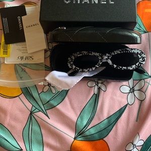 Chanel glasses also seen on Kylie Jenner.